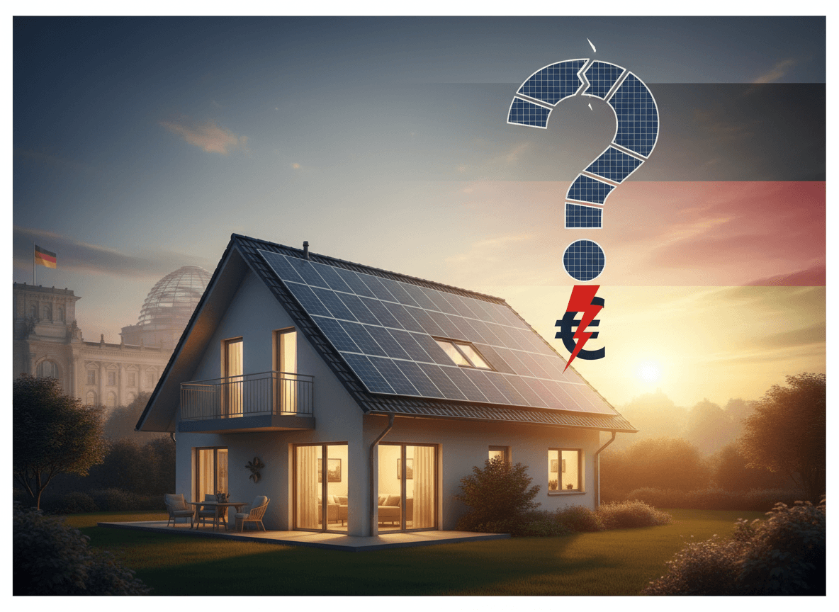 Solaranlage auf Hausdach